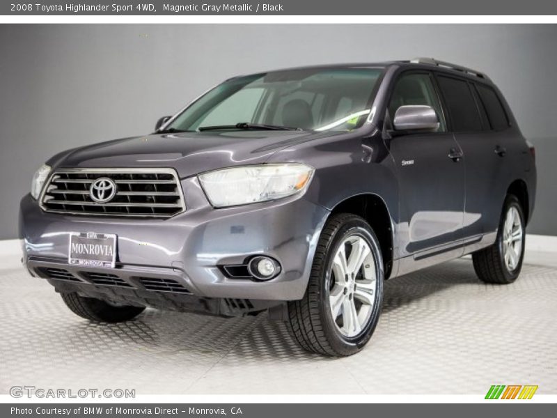 Magnetic Gray Metallic / Black 2008 Toyota Highlander Sport 4WD