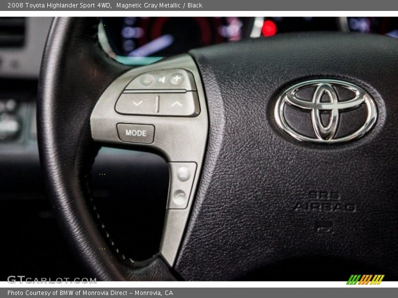 Magnetic Gray Metallic / Black 2008 Toyota Highlander Sport 4WD