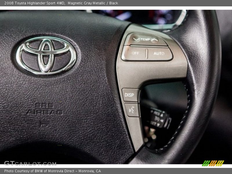 Magnetic Gray Metallic / Black 2008 Toyota Highlander Sport 4WD