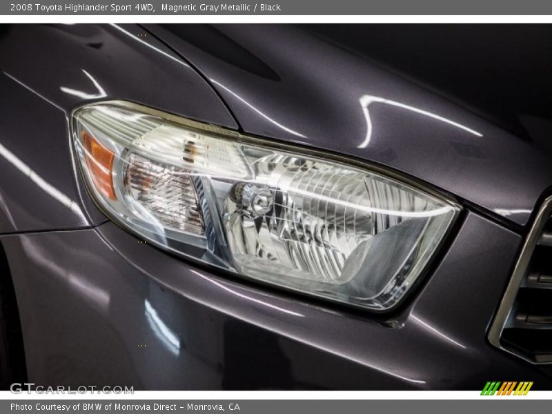 Magnetic Gray Metallic / Black 2008 Toyota Highlander Sport 4WD