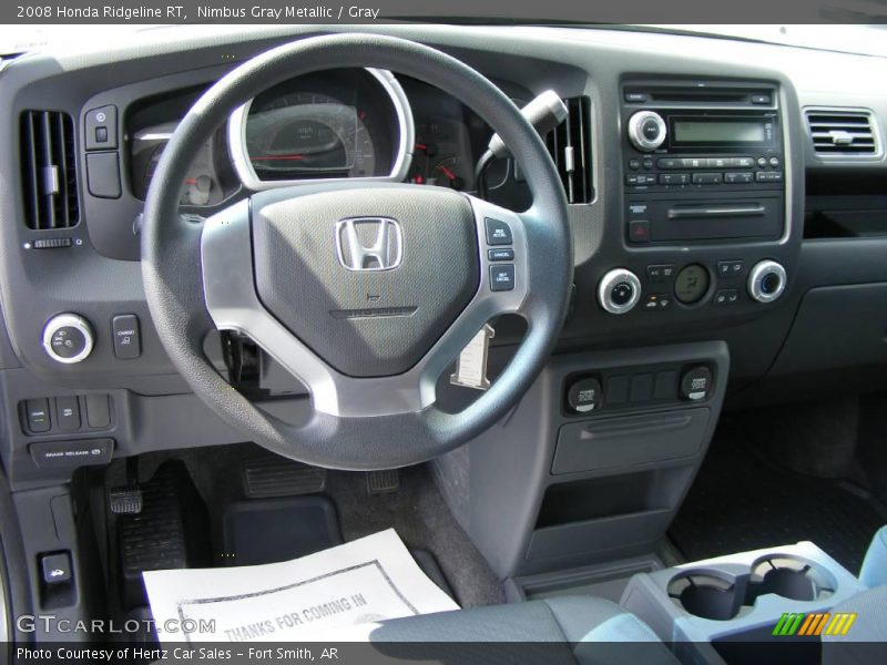 Nimbus Gray Metallic / Gray 2008 Honda Ridgeline RT