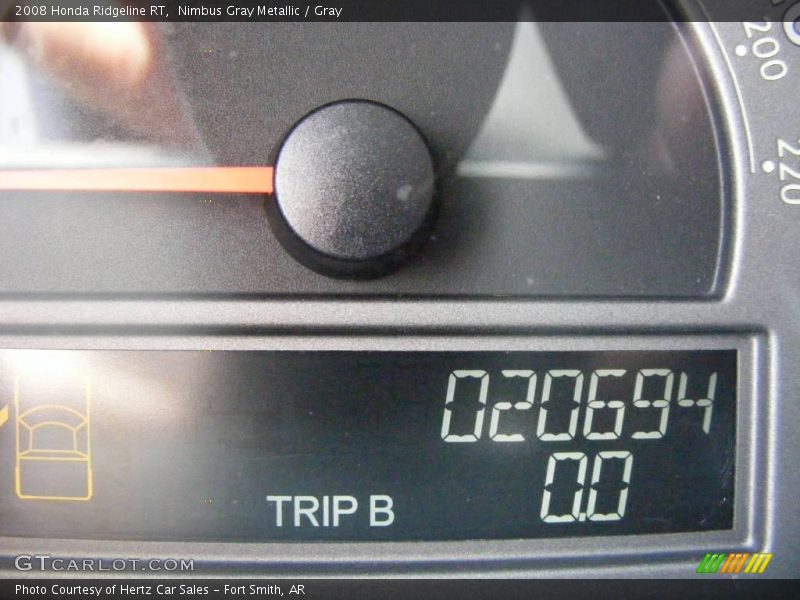 Nimbus Gray Metallic / Gray 2008 Honda Ridgeline RT