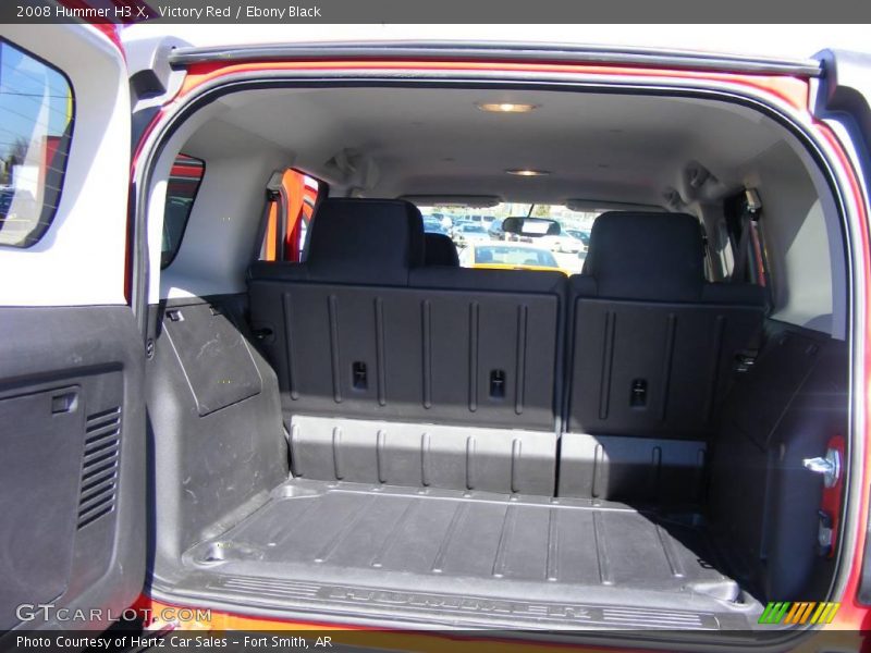 Victory Red / Ebony Black 2008 Hummer H3 X