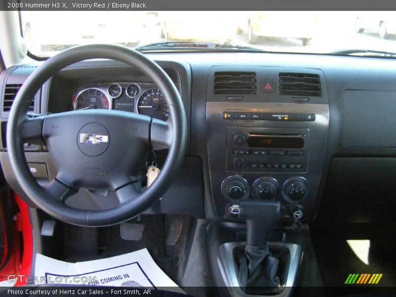 Victory Red / Ebony Black 2008 Hummer H3 X
