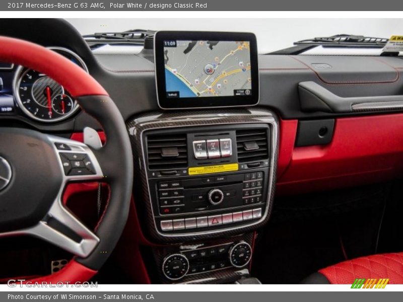 Controls of 2017 G 63 AMG