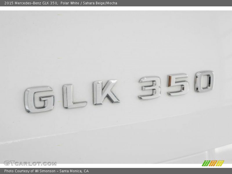 Polar White / Sahara Beige/Mocha 2015 Mercedes-Benz GLK 350