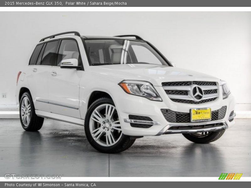 Polar White / Sahara Beige/Mocha 2015 Mercedes-Benz GLK 350