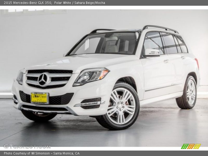 Polar White / Sahara Beige/Mocha 2015 Mercedes-Benz GLK 350