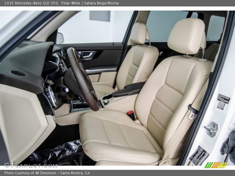 Polar White / Sahara Beige/Mocha 2015 Mercedes-Benz GLK 350