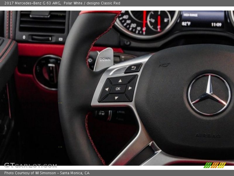 Controls of 2017 G 63 AMG