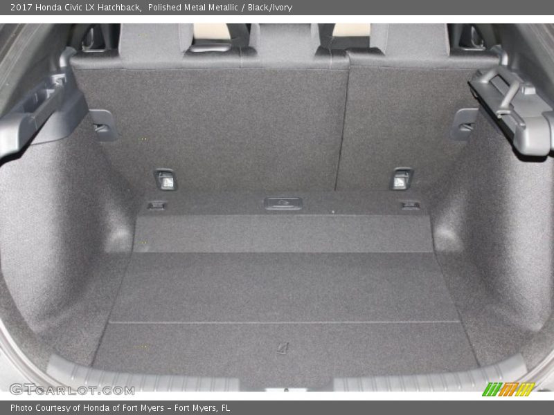 Polished Metal Metallic / Black/Ivory 2017 Honda Civic LX Hatchback