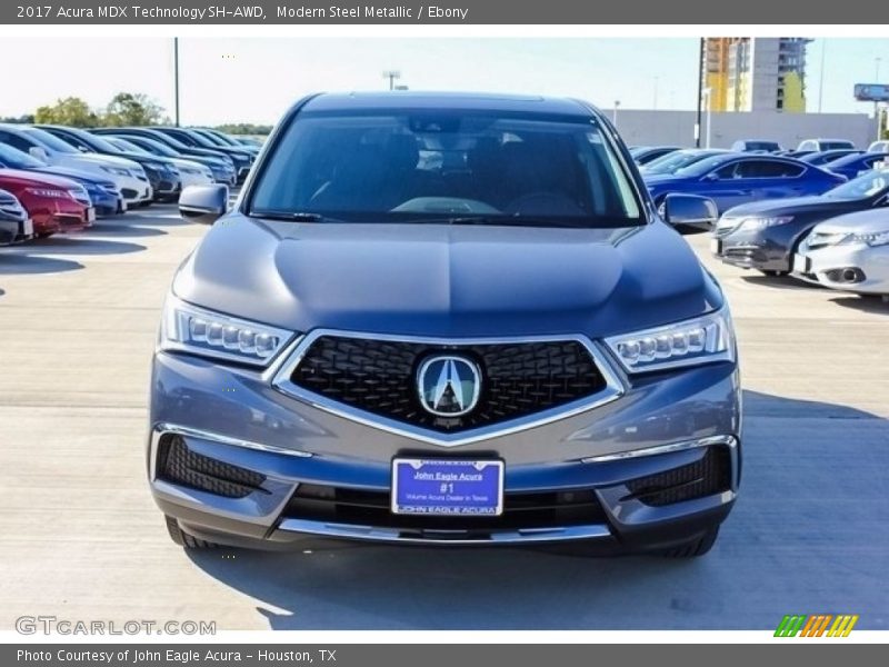 Modern Steel Metallic / Ebony 2017 Acura MDX Technology SH-AWD