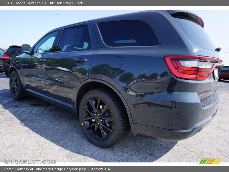Bruiser Gray / Black 2018 Dodge Durango GT