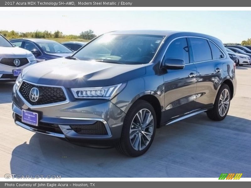 Modern Steel Metallic / Ebony 2017 Acura MDX Technology SH-AWD