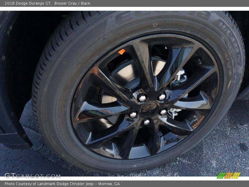 Bruiser Gray / Black 2018 Dodge Durango GT