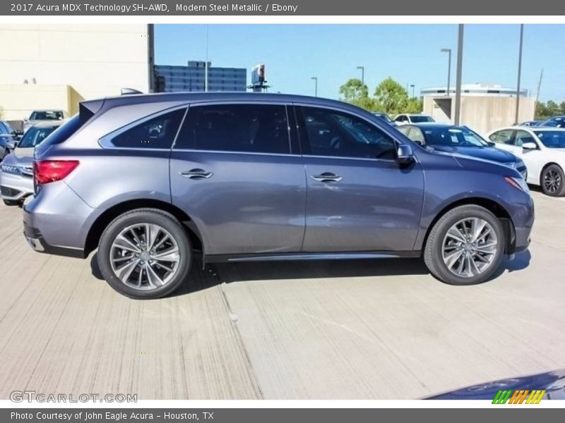 Modern Steel Metallic / Ebony 2017 Acura MDX Technology SH-AWD