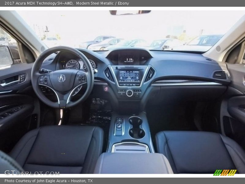 Modern Steel Metallic / Ebony 2017 Acura MDX Technology SH-AWD