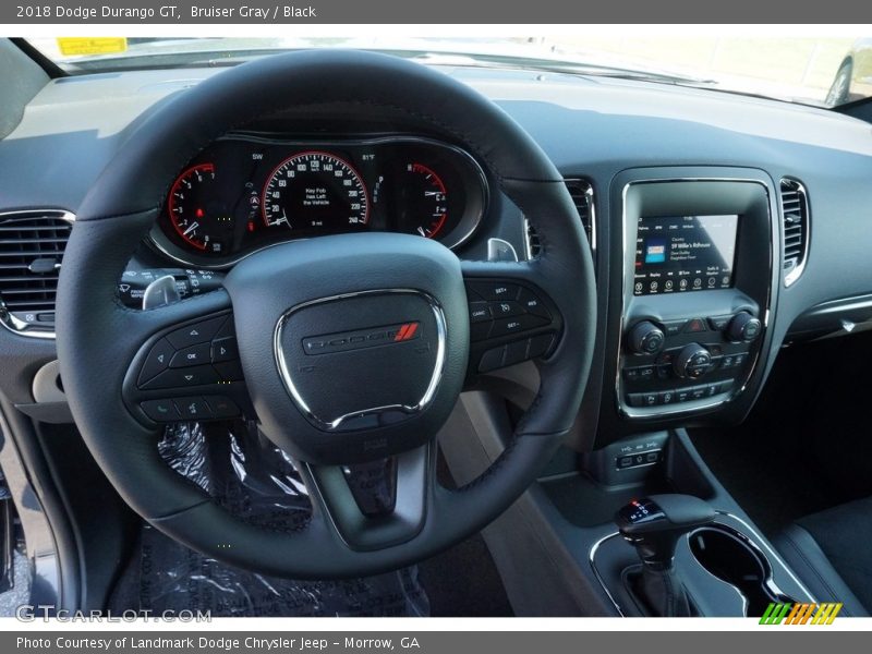 Bruiser Gray / Black 2018 Dodge Durango GT