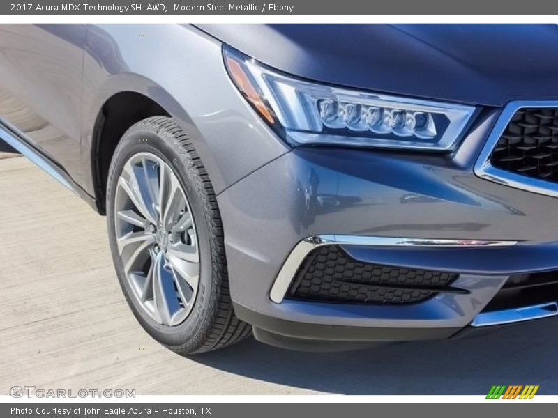 Modern Steel Metallic / Ebony 2017 Acura MDX Technology SH-AWD