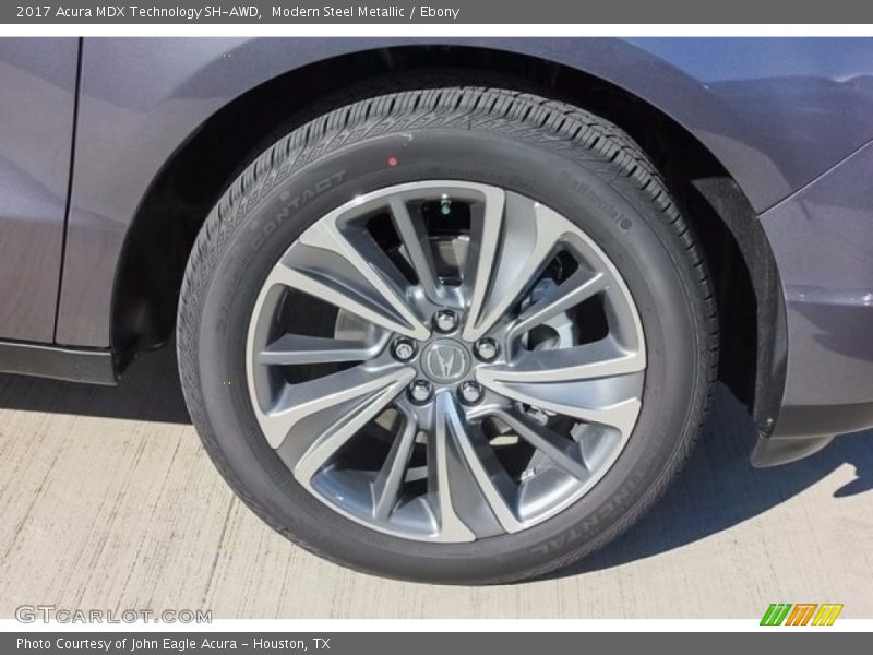 Modern Steel Metallic / Ebony 2017 Acura MDX Technology SH-AWD