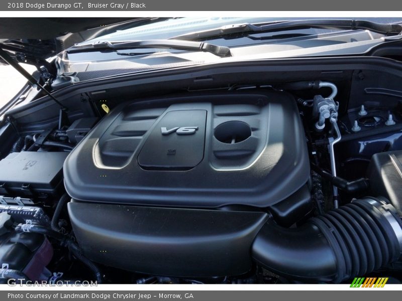 Bruiser Gray / Black 2018 Dodge Durango GT