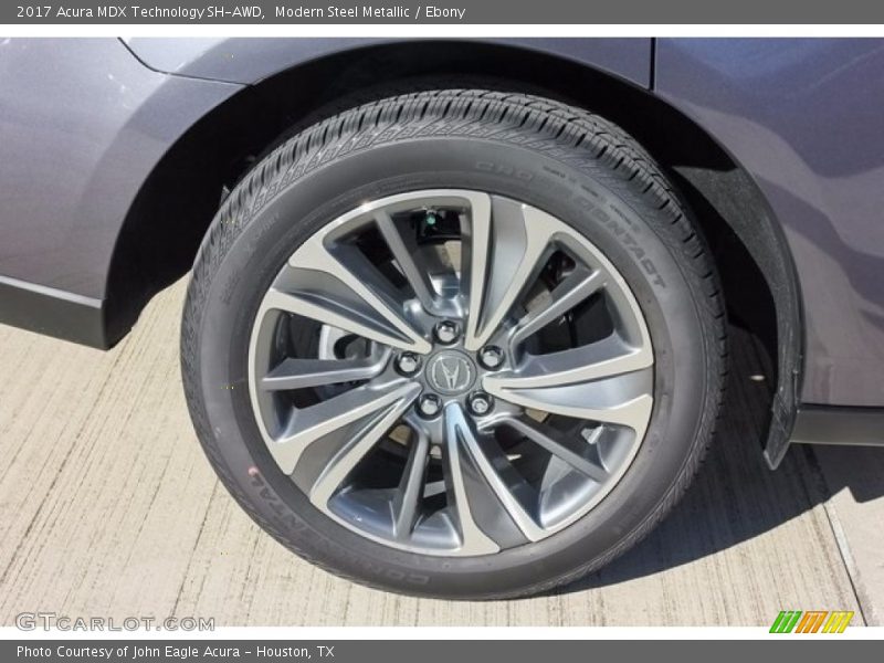 Modern Steel Metallic / Ebony 2017 Acura MDX Technology SH-AWD