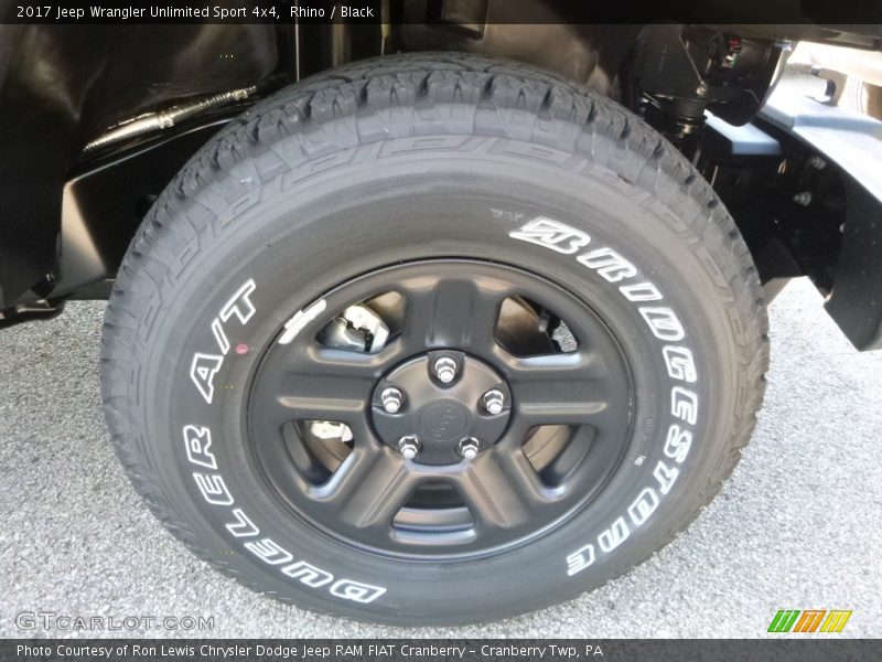 Rhino / Black 2017 Jeep Wrangler Unlimited Sport 4x4