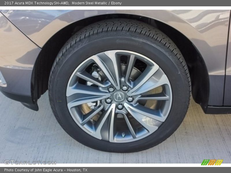 Modern Steel Metallic / Ebony 2017 Acura MDX Technology SH-AWD
