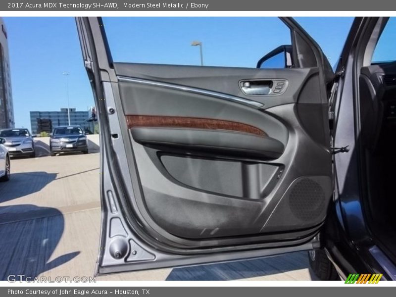 Modern Steel Metallic / Ebony 2017 Acura MDX Technology SH-AWD