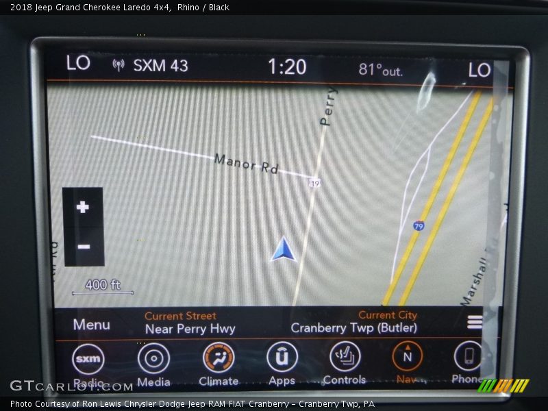 Rhino / Black 2018 Jeep Grand Cherokee Laredo 4x4