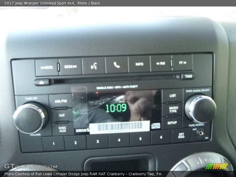 Rhino / Black 2017 Jeep Wrangler Unlimited Sport 4x4