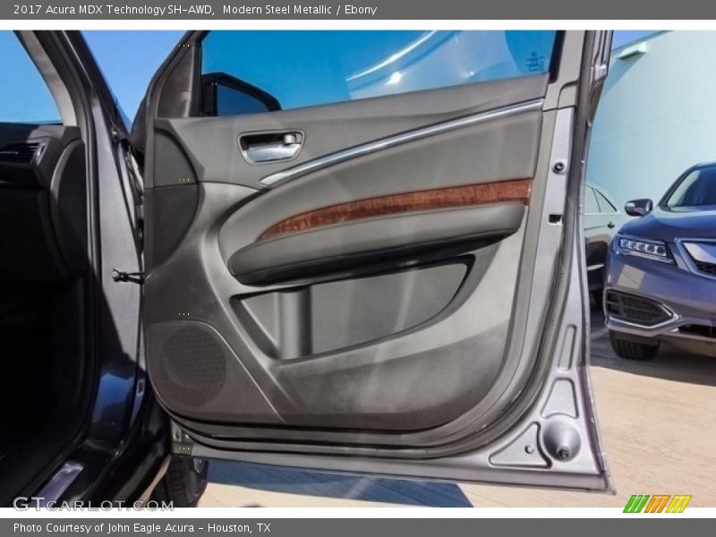 Modern Steel Metallic / Ebony 2017 Acura MDX Technology SH-AWD
