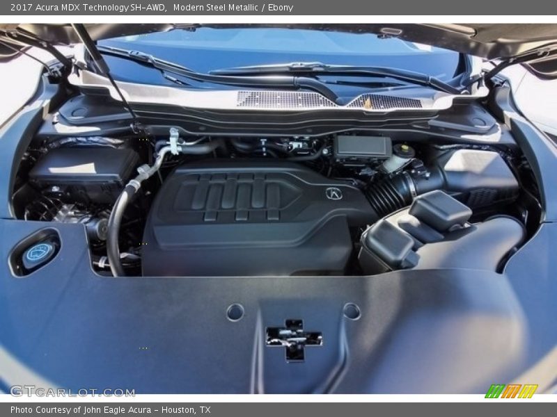 Modern Steel Metallic / Ebony 2017 Acura MDX Technology SH-AWD