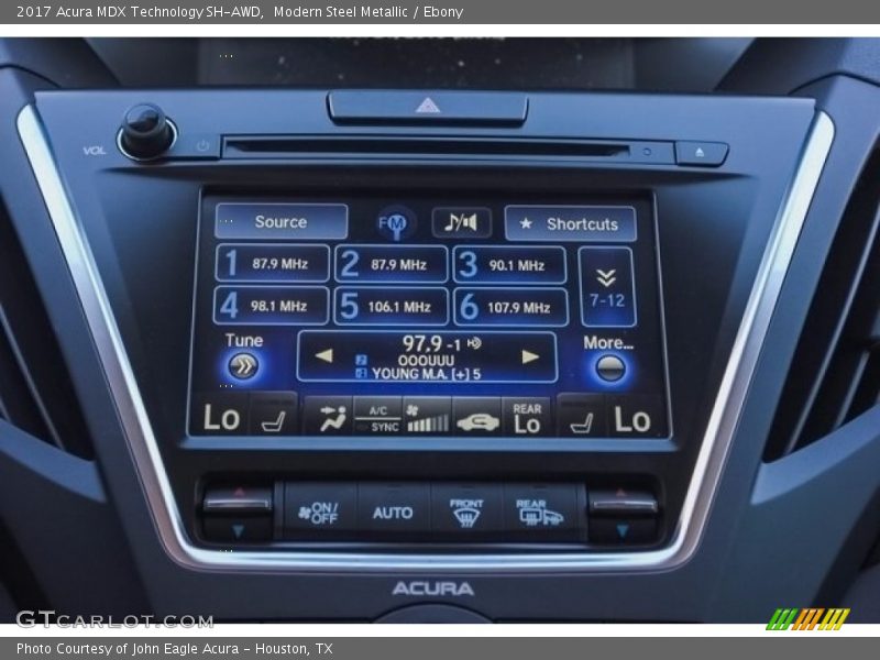 Modern Steel Metallic / Ebony 2017 Acura MDX Technology SH-AWD