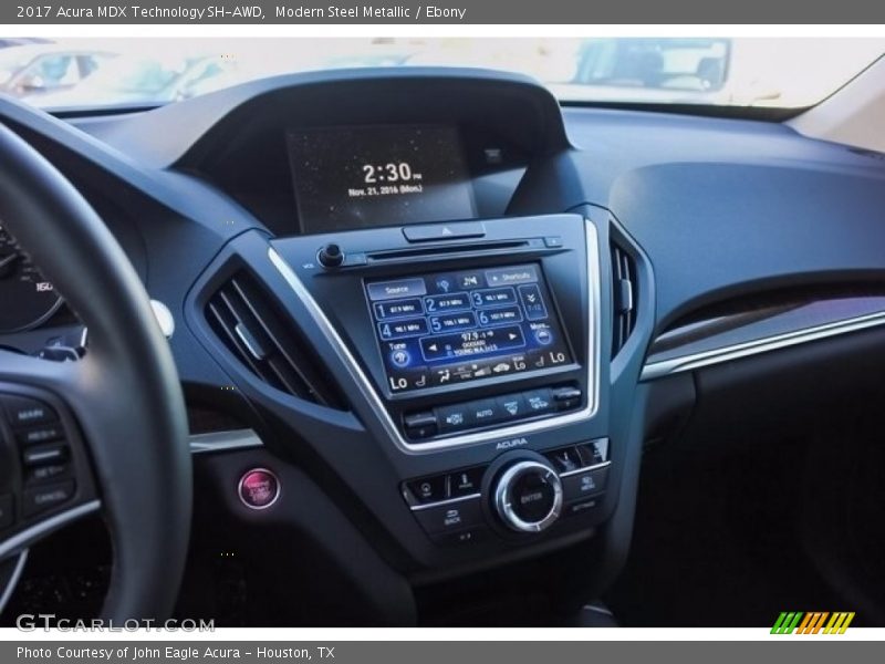 Modern Steel Metallic / Ebony 2017 Acura MDX Technology SH-AWD