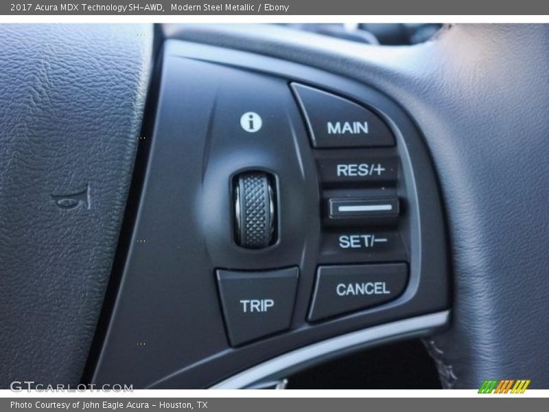 Modern Steel Metallic / Ebony 2017 Acura MDX Technology SH-AWD