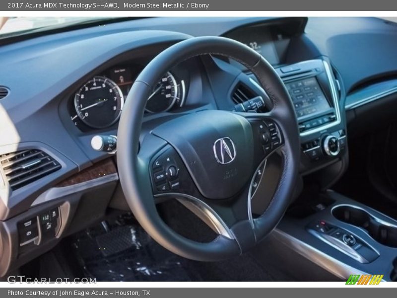 Modern Steel Metallic / Ebony 2017 Acura MDX Technology SH-AWD
