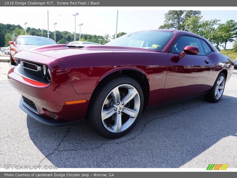 Octane Red Pearl / Black 2018 Dodge Challenger R/T