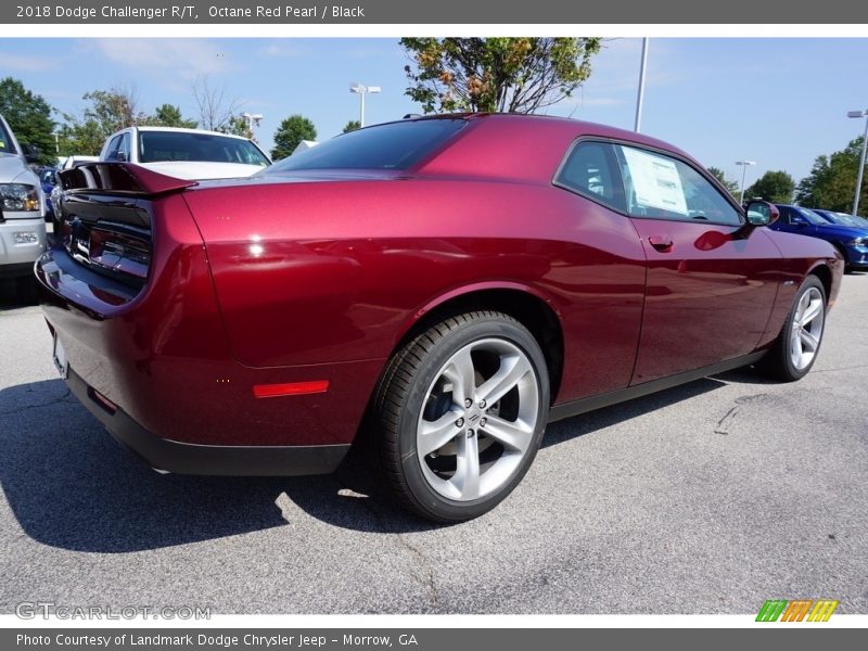 Octane Red Pearl / Black 2018 Dodge Challenger R/T