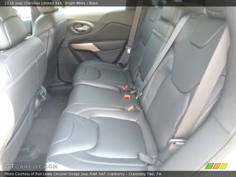 Bright White / Black 2018 Jeep Cherokee Limited 4x4