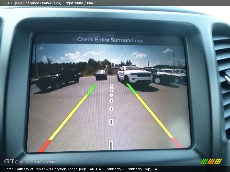 Bright White / Black 2018 Jeep Cherokee Limited 4x4