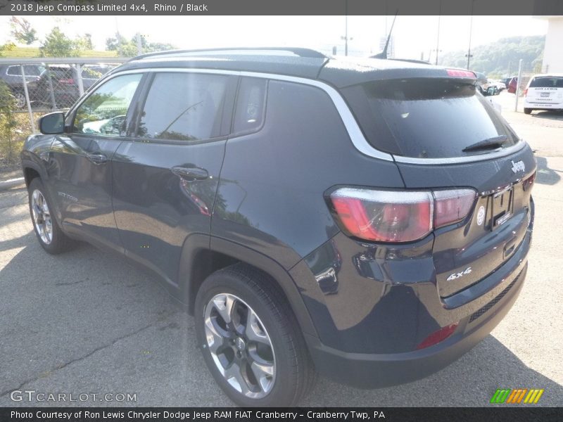 Rhino / Black 2018 Jeep Compass Limited 4x4