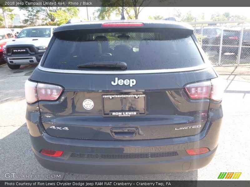 Rhino / Black 2018 Jeep Compass Limited 4x4