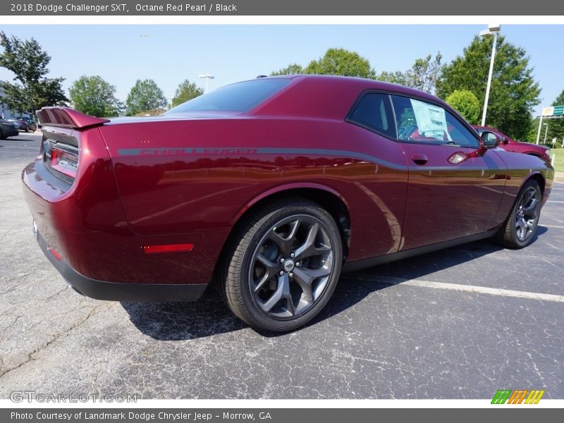 Octane Red Pearl / Black 2018 Dodge Challenger SXT