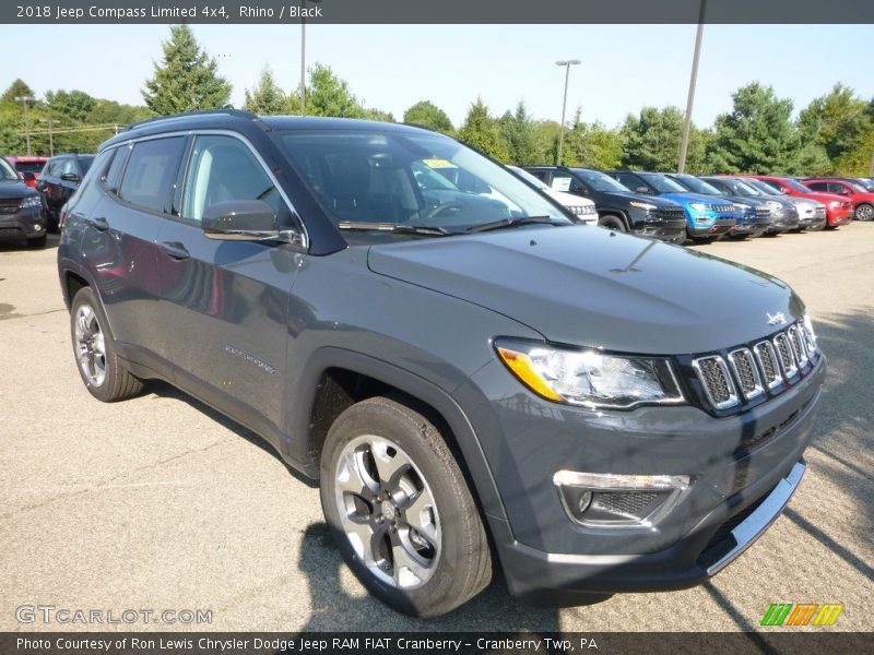 Rhino / Black 2018 Jeep Compass Limited 4x4