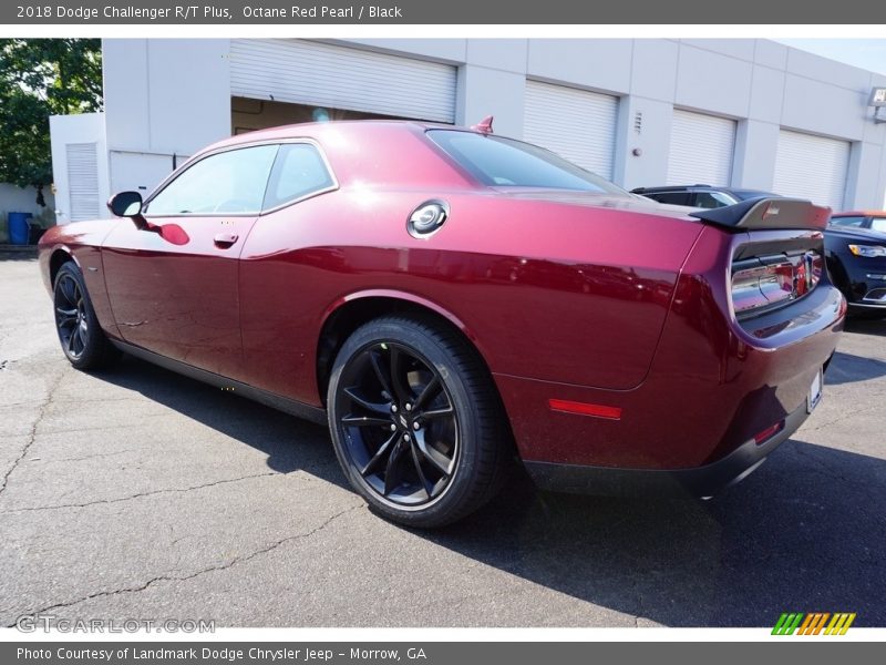 Octane Red Pearl / Black 2018 Dodge Challenger R/T Plus
