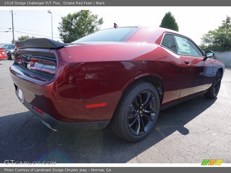 Octane Red Pearl / Black 2018 Dodge Challenger R/T Plus
