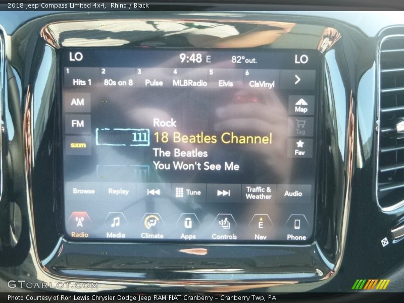 Rhino / Black 2018 Jeep Compass Limited 4x4