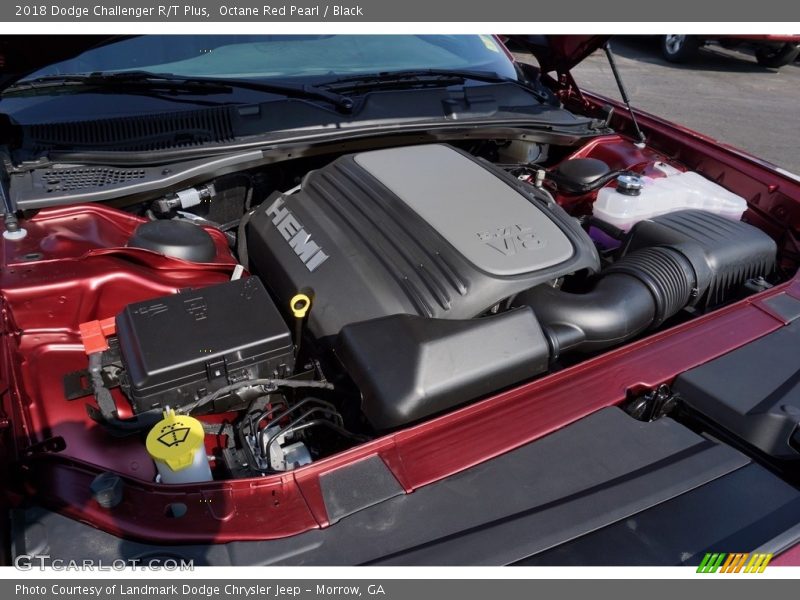 Octane Red Pearl / Black 2018 Dodge Challenger R/T Plus