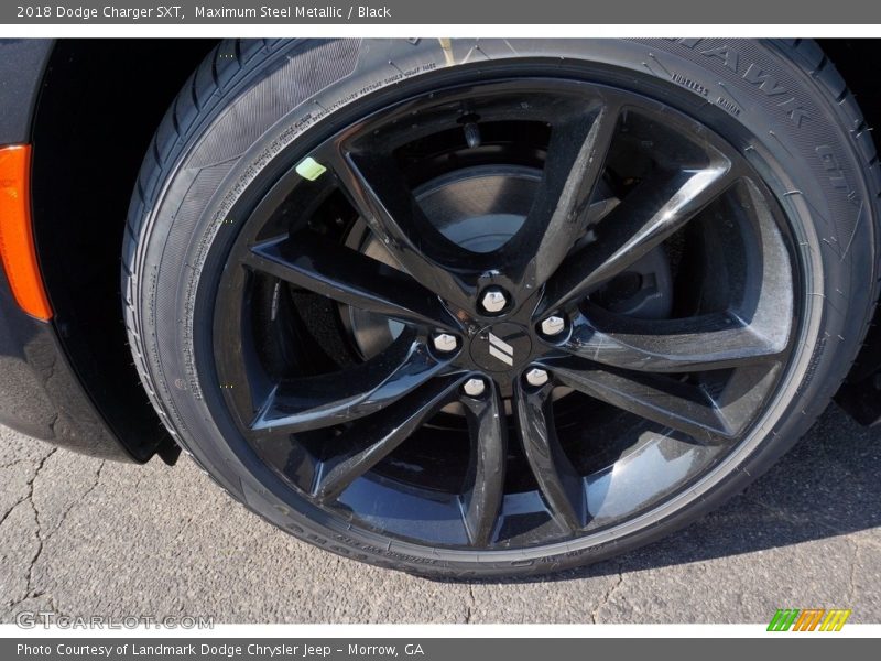 Maximum Steel Metallic / Black 2018 Dodge Charger SXT